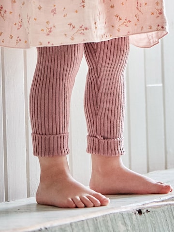 MAXIMO Regular Pants 'MINI-Leggings, Rippstrick' in Pink
