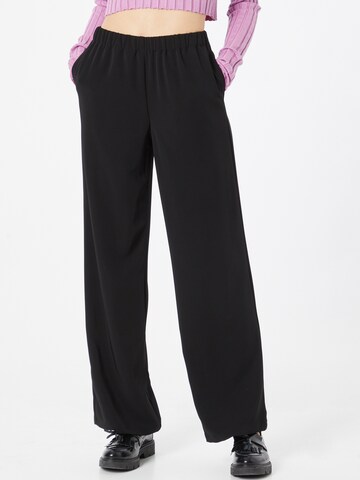 Wide Leg Pantalon 'Perry' modström en noir : devant