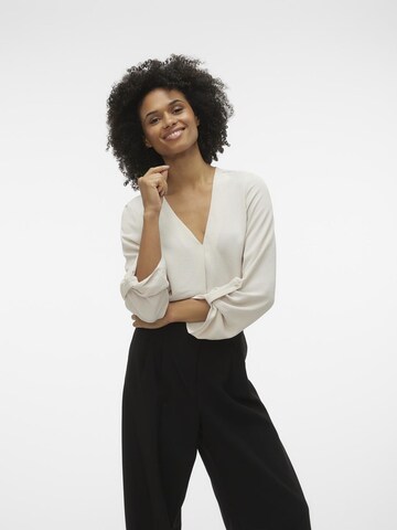 VERO MODA Bluse 'Kas' in Grau