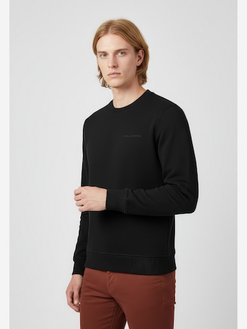Karl Lagerfeld Sweatshirt in Schwarz: Vorderseite