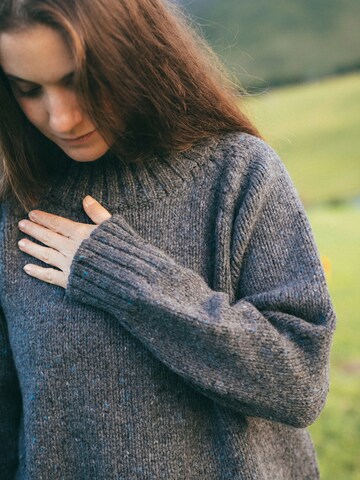 KOPYTO Oversizepullover 'TAJRA' in Grau
