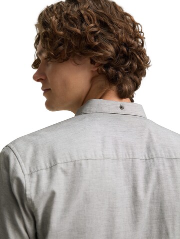 TOM TAILOR DENIM Regular Fit Hemd in Grau