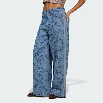 Loosefit Jean 'Liberty London Firebird' ADIDAS ORIGINALS en bleu : devant