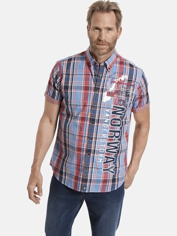 Jan Vanderstorm Comfort fit Overhemd ' Germar ' in Gemengde kleuren: voorkant