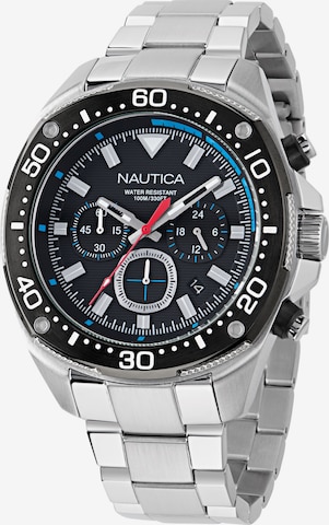 NAUTICA Analoog horloge ' NCT BLUESAIL ' in Zilver: voorkant