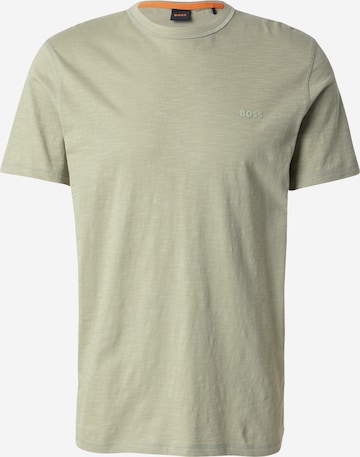 T-Shirt 'Tegood' BOSS en vert : devant