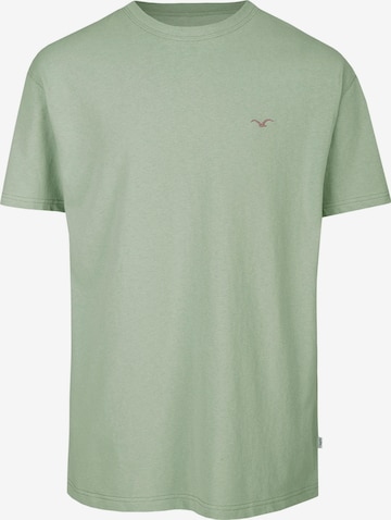 Cleptomanicx Shirt 'Ligull Boxy 2' in Green: front
