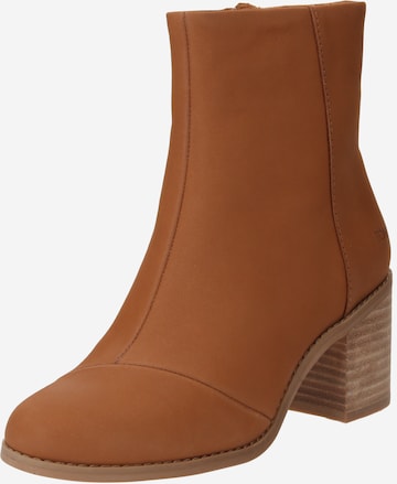 Bottines 'EVELYN' TOMS en marron : devant