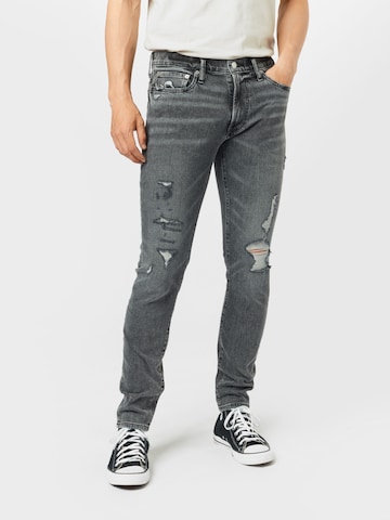 Abercrombie & Fitch Skinny Jeans 'MAX' in Grey: front