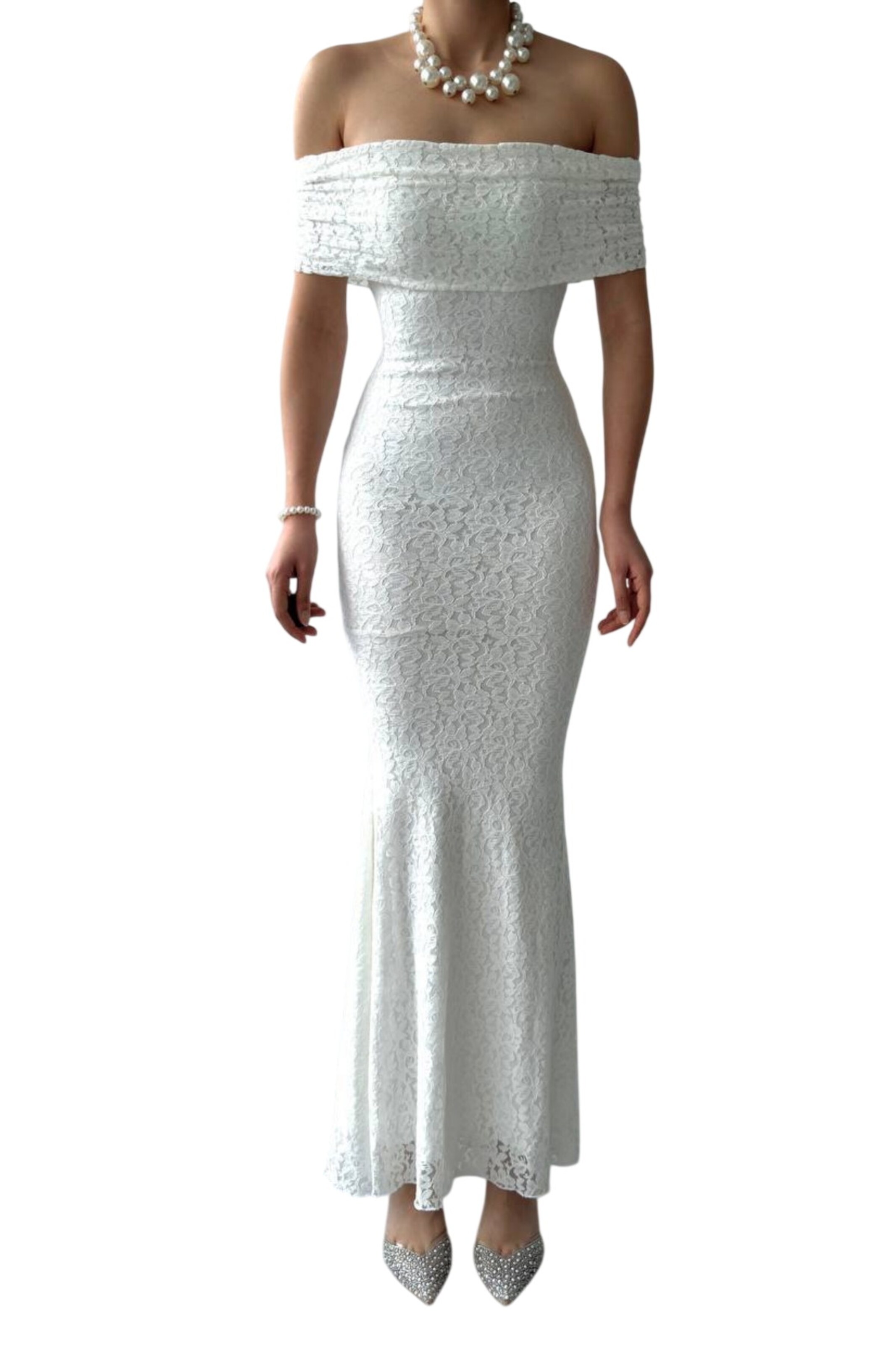 WOMAN VISION Kleid in Weiß