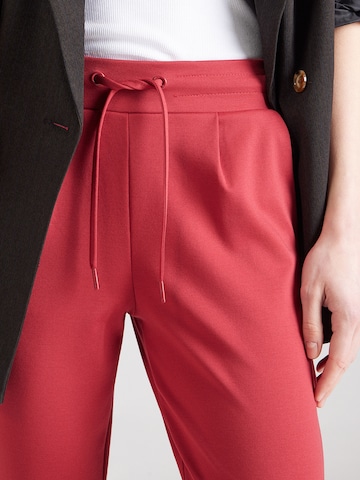 ICHI Tapered Pants 'IHKATE' in Red