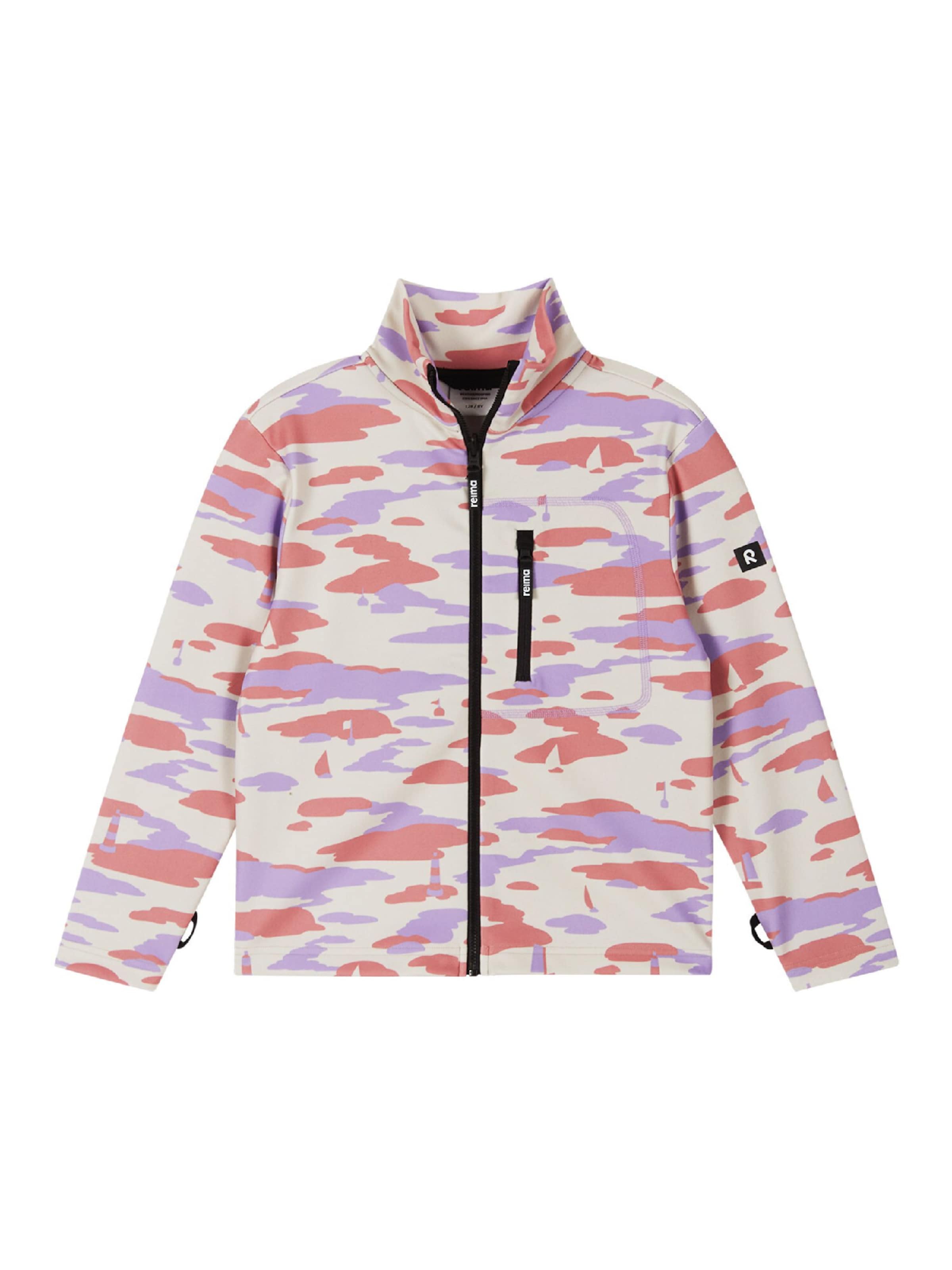 Reima Fleece Jacket 'Lisisti' in Pink: front