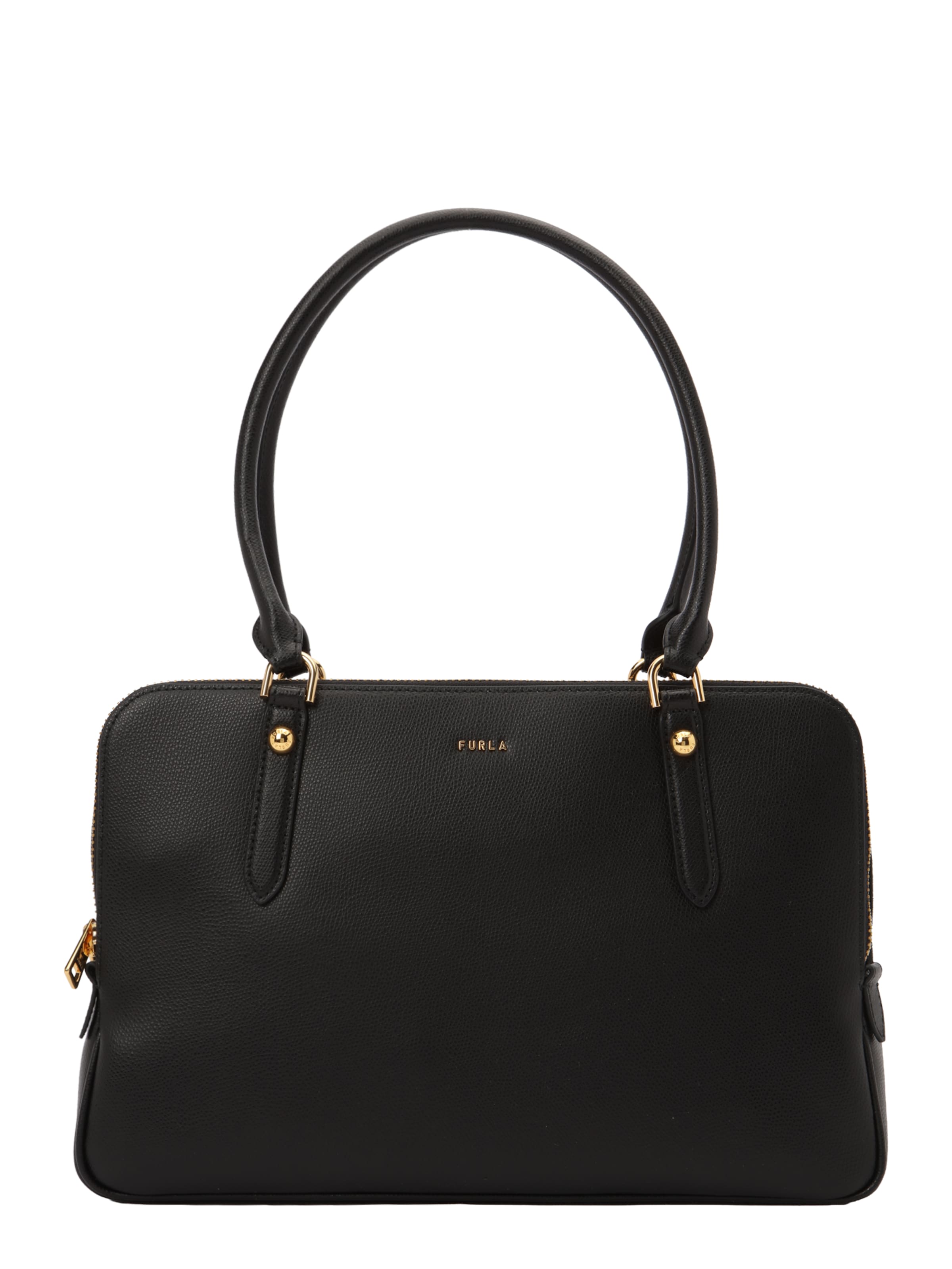FURLA Axelremsväska 'Giulia' i svart: framsida