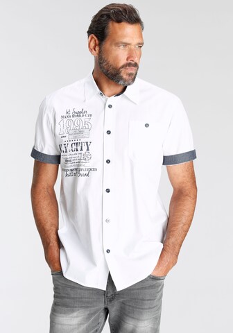 Man's World Regular fit Button Up Shirt in White