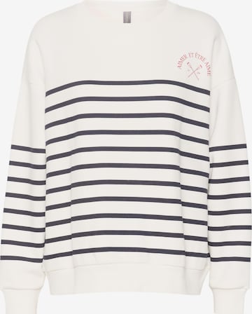 CULTURE Sweatshirt 'Saila' in Blauw: voorkant