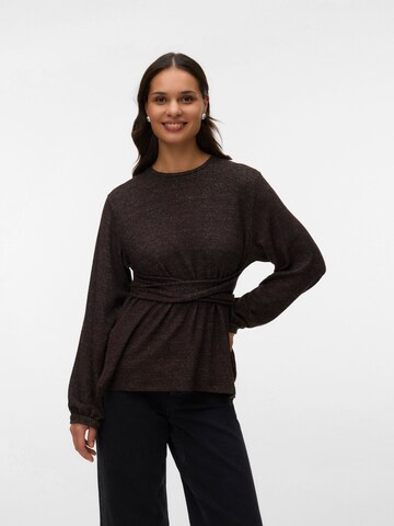 MAMALICIOUS Shirt 'MLAlice Vita' in Brown