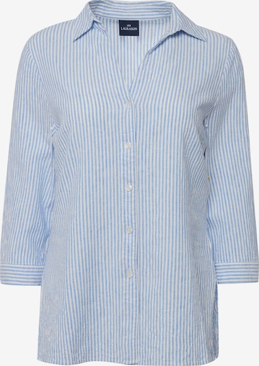 LAURASØN Bluse in hellblau / weiß, Produktansicht