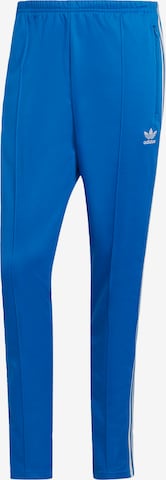 Coupe slim Pantalon 'Adicolor Classics Beckenbauer' ADIDAS ORIGINALS en bleu : devant