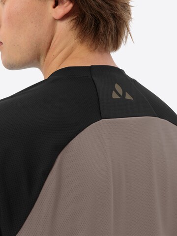 VAUDE Functioneel shirt 'Loamer' in Bruin