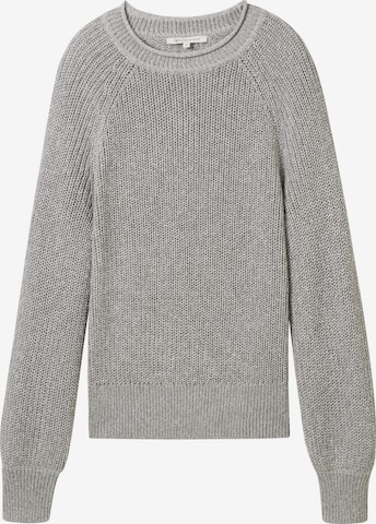 Pull-over TOM TAILOR DENIM en gris : devant