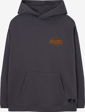 Pull&Bear Sweatshirt in Grey: front