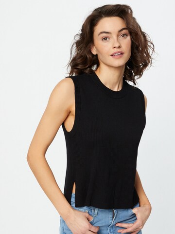minus Knitted Top 'Augustina' in Black: front