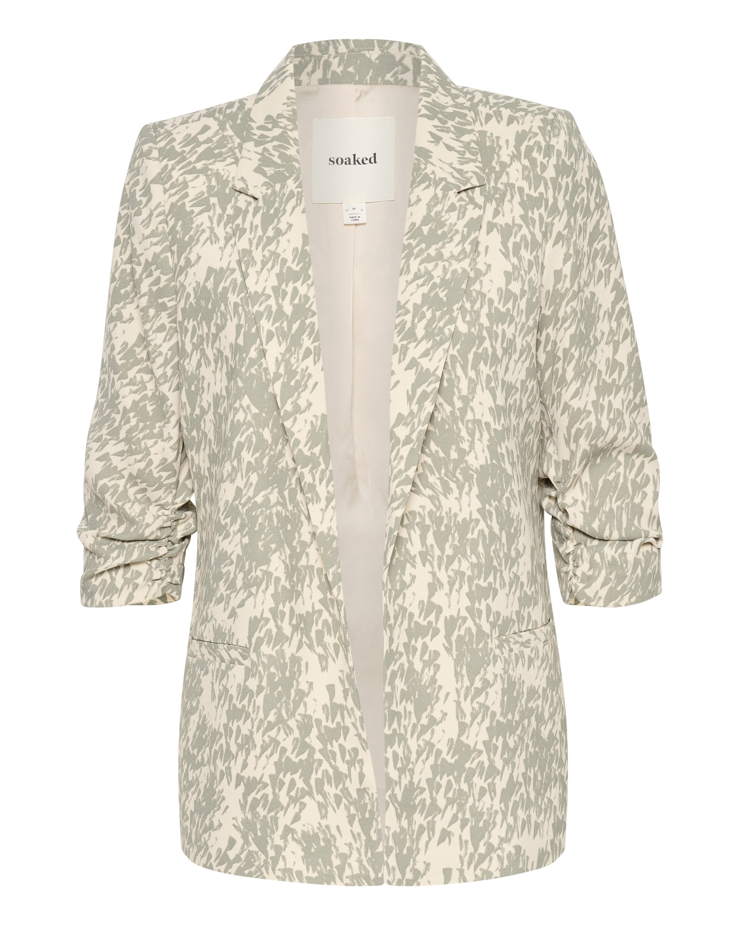 Blazer 'Shirley' di SOAKED IN LUXURY in beige: frontale