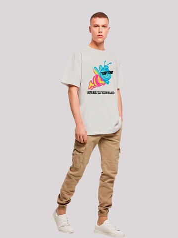 T-Shirt 'Heroes of Childhood' F4NT4STIC en gris