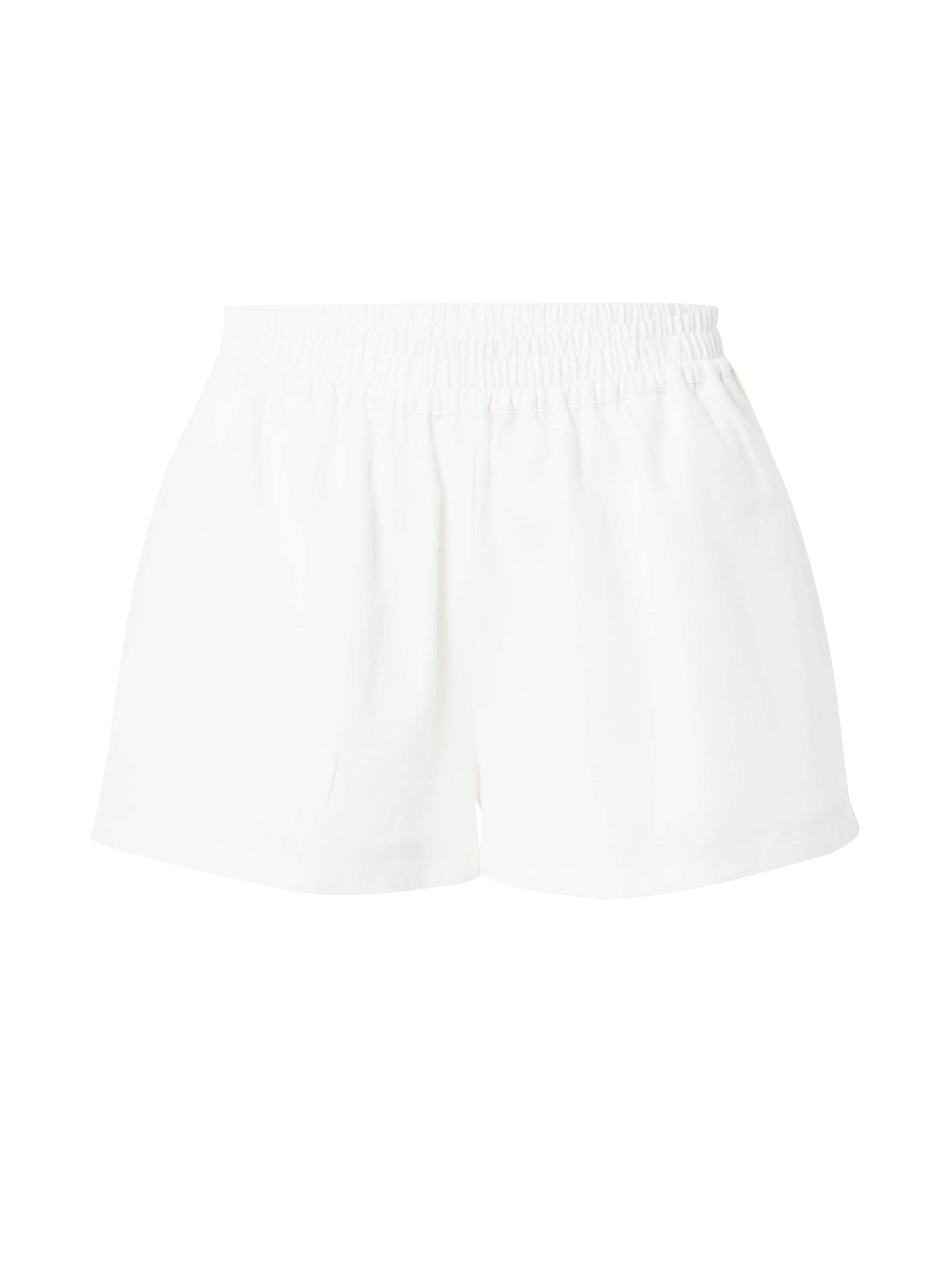 LENI KLUM x ABOUT YOU Loose fit Pants 'Drew' in White: front