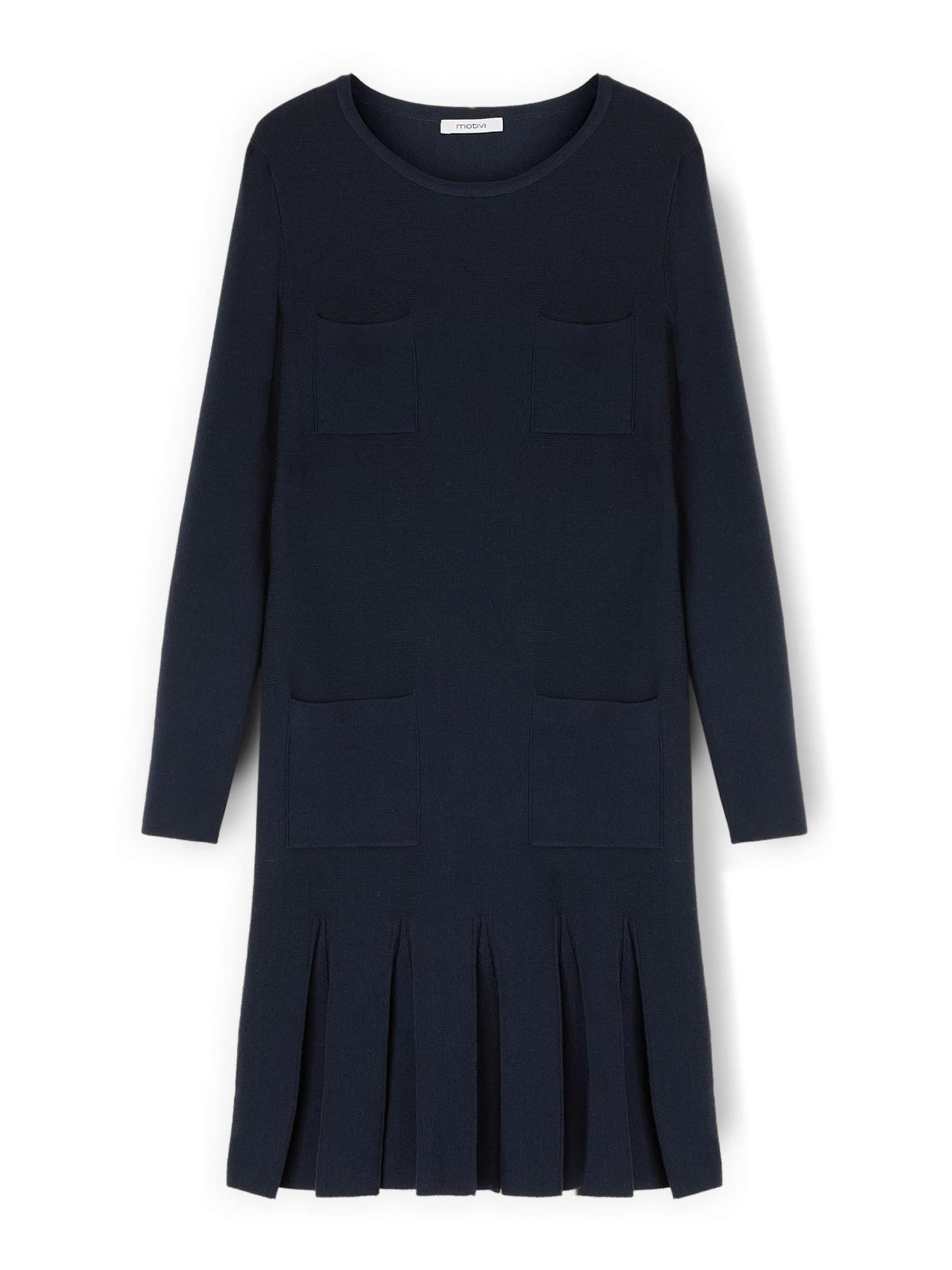 MOTIVI Jurk in Blauw: voorkant