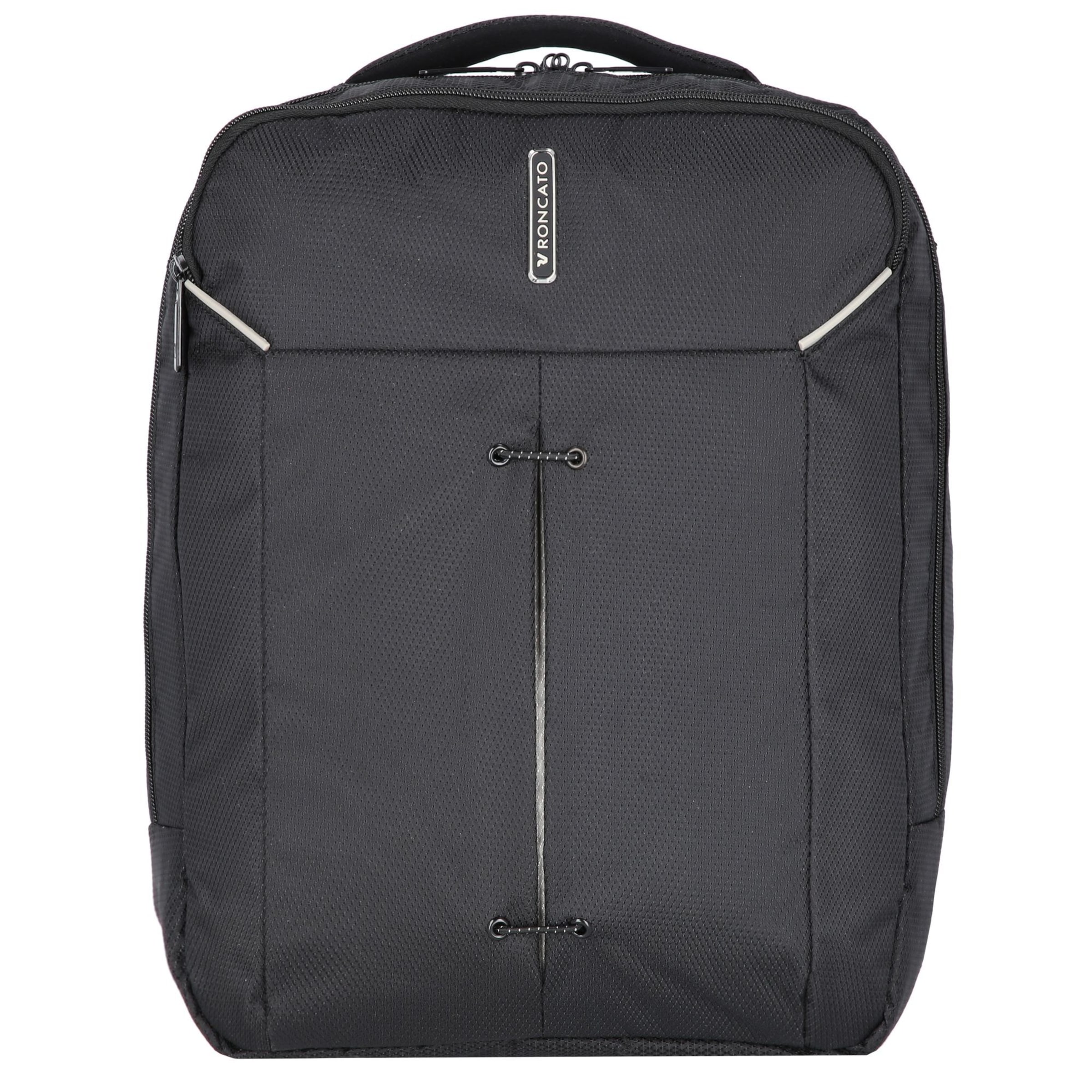 Roncato Rucksack in Schwarz: Vorderseite