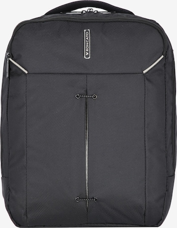 Roncato Rucksack in Schwarz: Vorderseite
