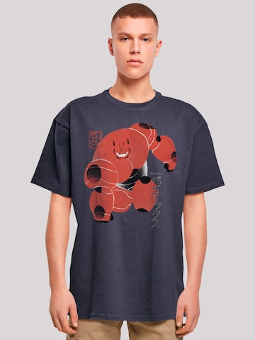 F4NT4STIC Shirt 'Big Hero 6 Baymax Suite Pose' in Blue: front