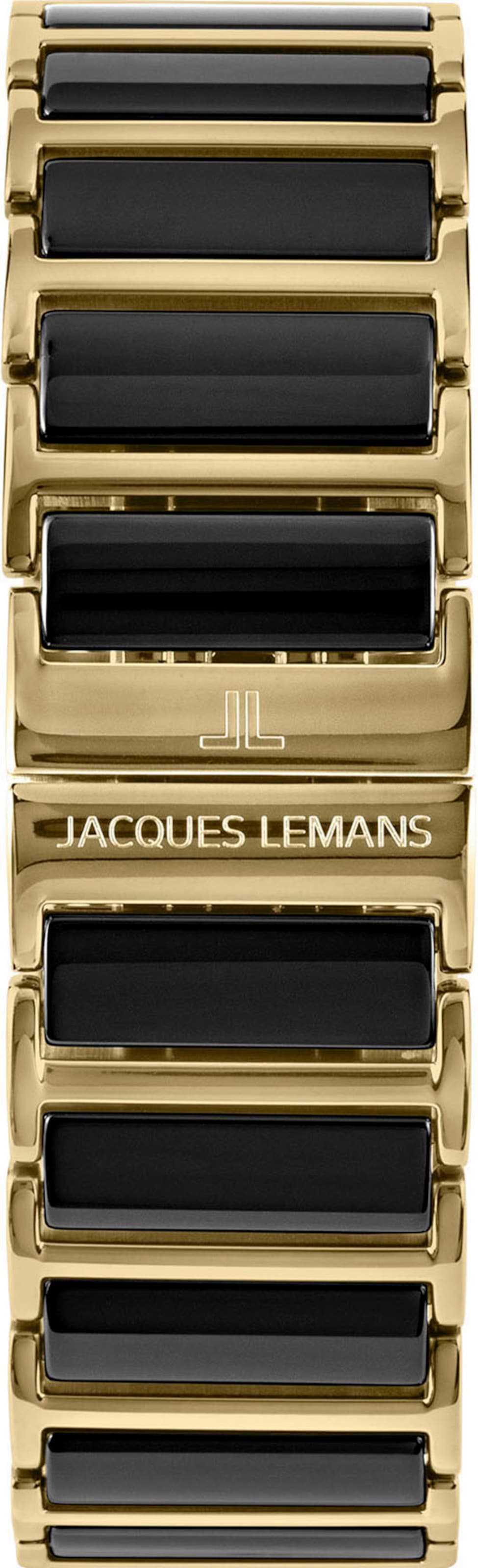 Jacques Lemans Analoguhr in Schwarz