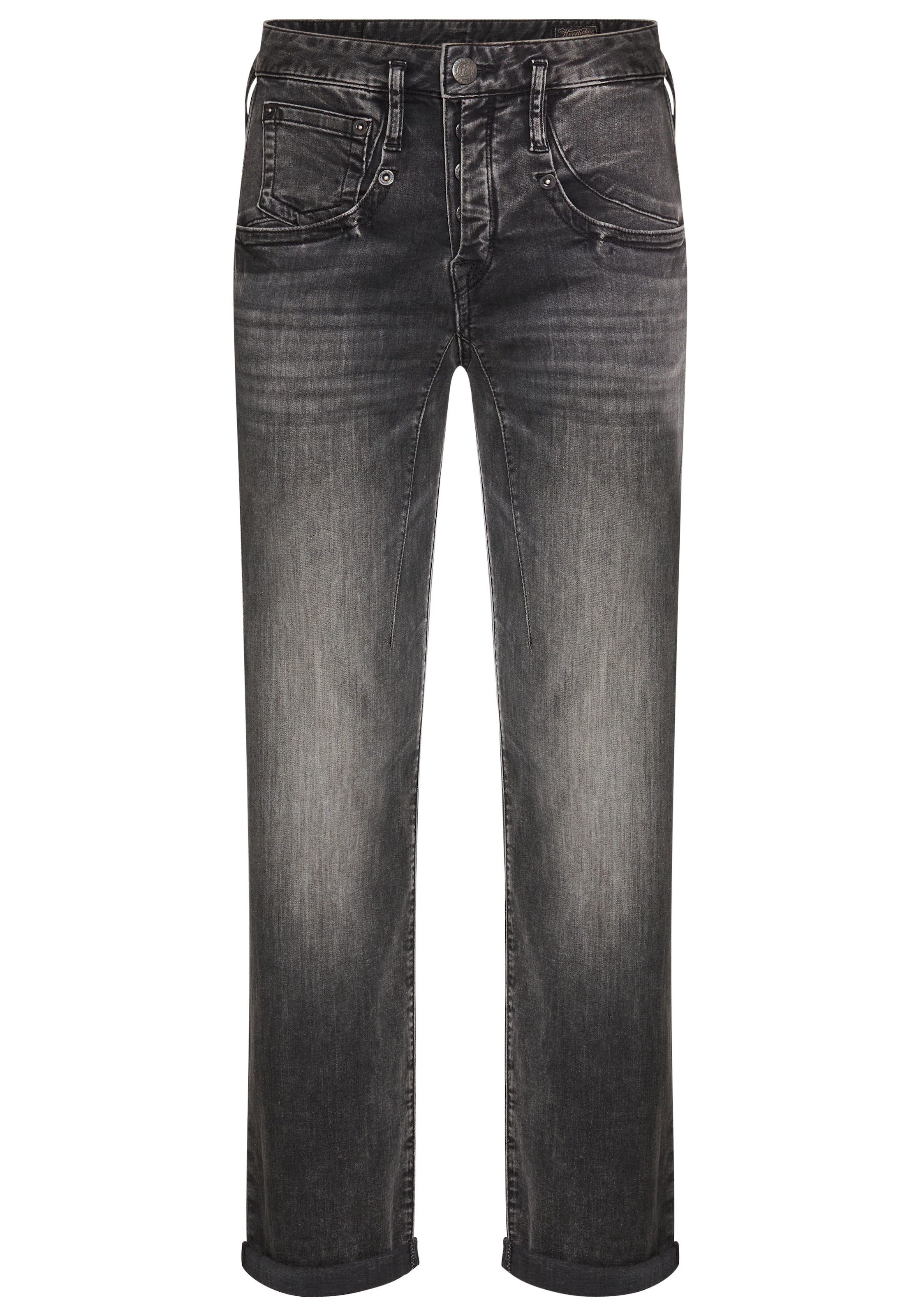 Herrlicher Regular Jeans in Black: front