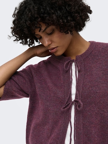 Cardigan 'ONLSimoni' ONLY en violet