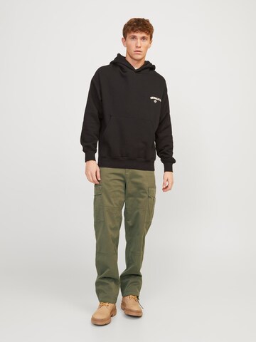 JACK & JONES Loose fit Cargo Pants 'JJKarl Harlow' in Green