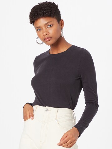 WEEKDAY Shirt 'Cris' in Schwarz: Vorderseite
