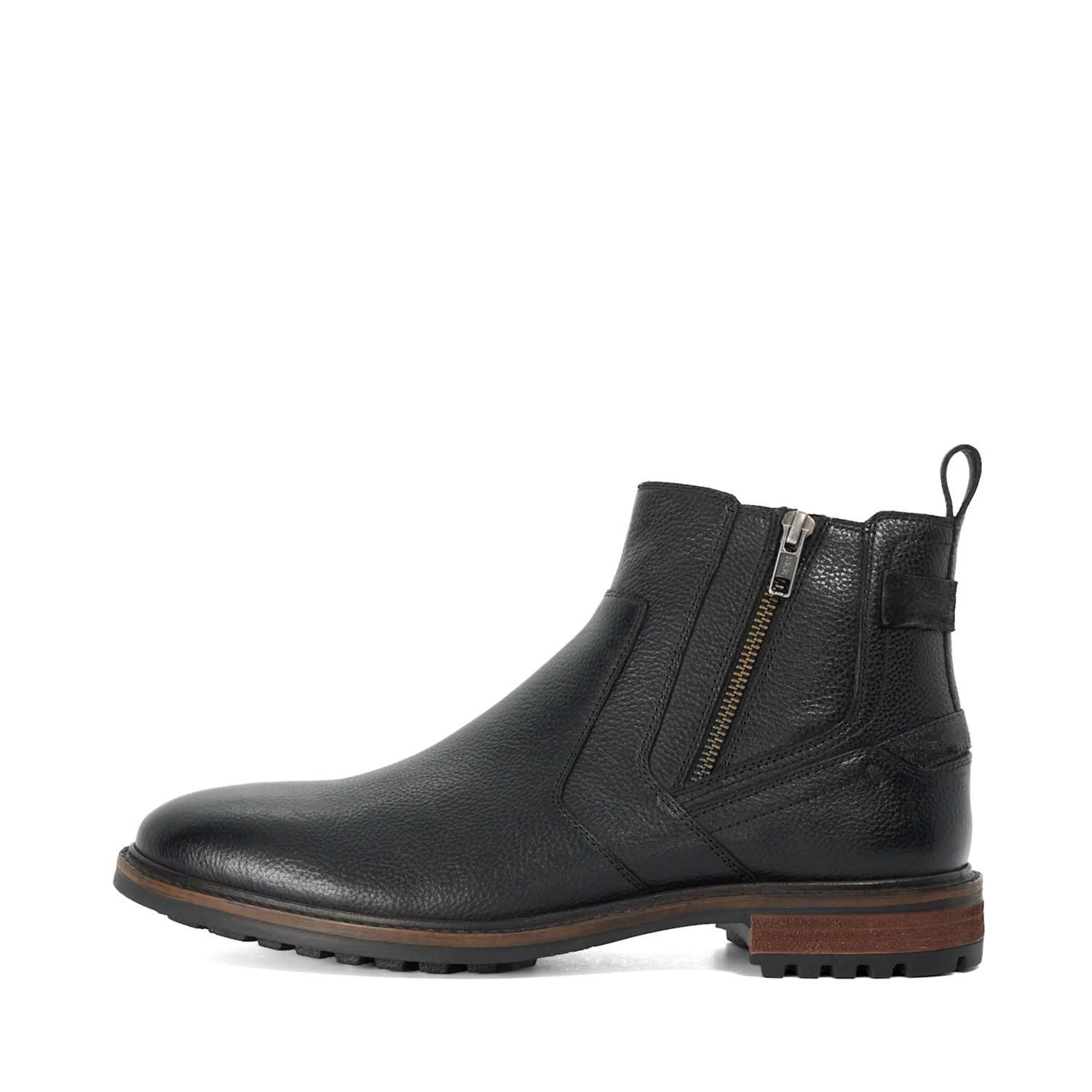 Dune LONDON Boots in Schwarz: Vorderseite