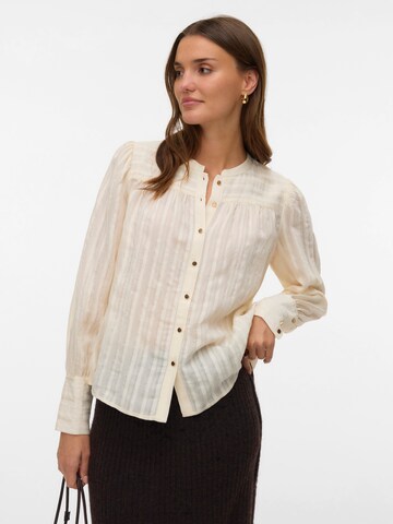 VERO MODA Bluse in Weiß: Vorderseite