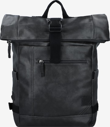 CAMEL ACTIVE Backpack 'Laos' in Black: front