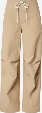 Calvin Klein Jeans Wide Leg Housut värissä beige: etupuoli