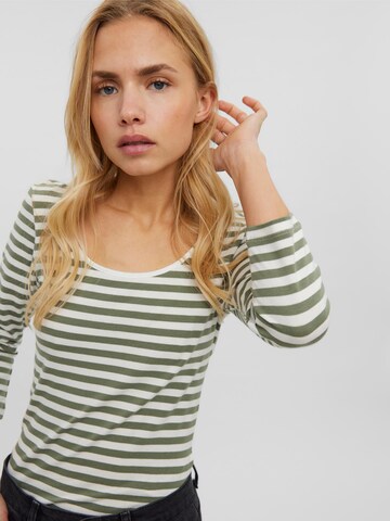 VERO MODA Tričko 'Sailor Sabbi' – zelená