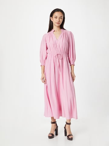 Robe-chemise 'Salmia' minus en rose : devant
