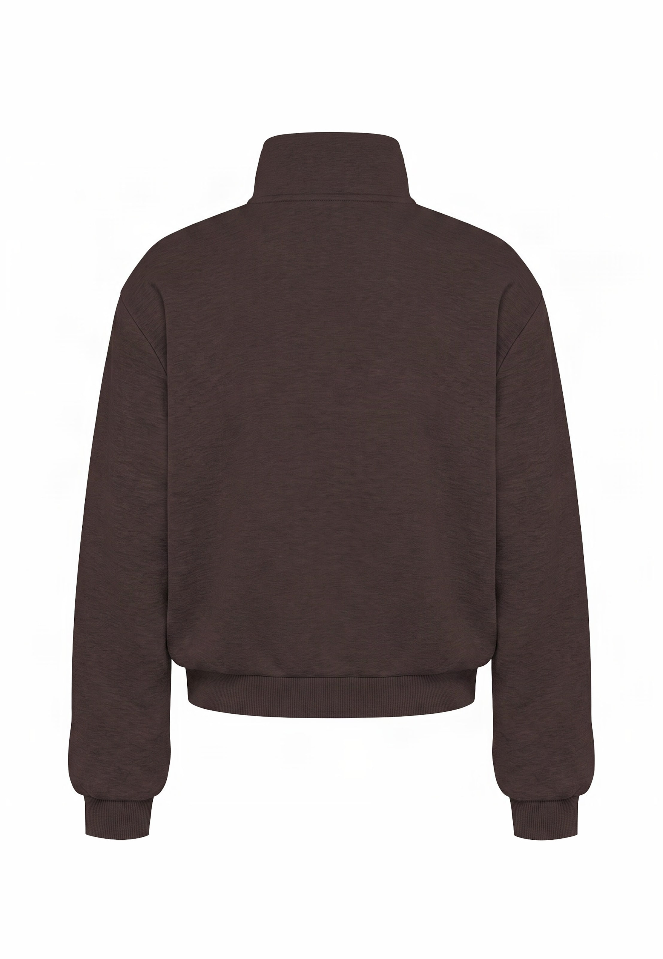 Urban Classics Sweatshirt in Bruin: terug