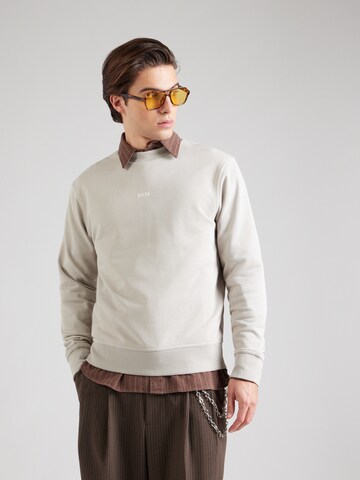 pelēks BOSS Sportisks džemperis 'WeSmall': no priekšpuses