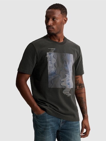 CAST IRON T-shirt i grå: framsida