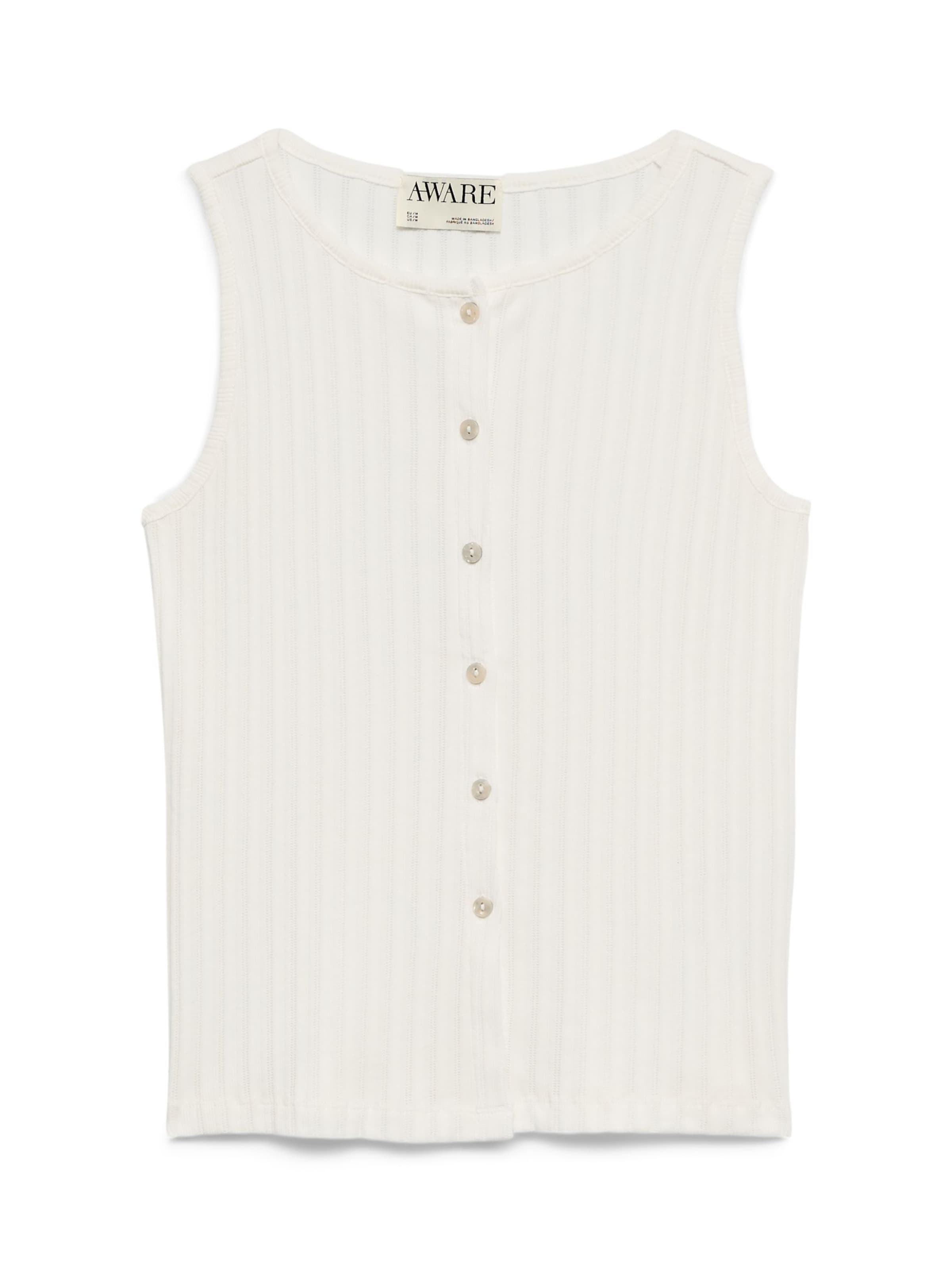 VERO MODA Top 'LYTHE' in Wit: voorkant