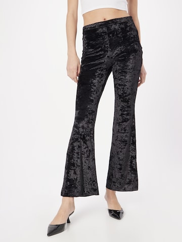 Bizance Paris Flared Pants 'PLATON' in Black: front