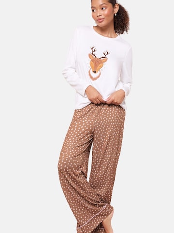 Friends Like These Pyjama värissä ruskea: etupuoli